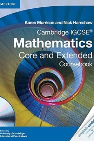 Cambridge IGCSE Mathematics Core and Extended Coursebook with CD-ROM