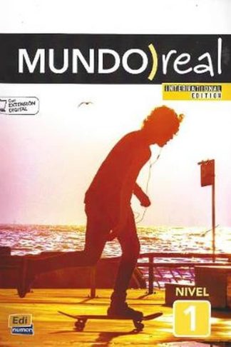 Mundo Real International Edition Nivel 1- Student Book In Spanish with explanations etc in English