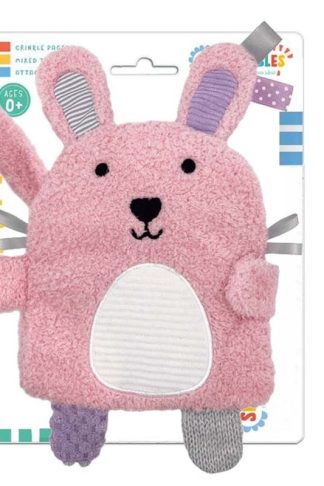 Sensory snuggables - Bunny puppet soft book