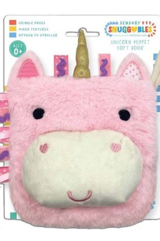 Sensory snuggables - Unicorn puppet soft book