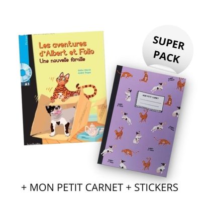 Super Pack Albert Et Folio (+ Mon Petit Carnet + Stickers)