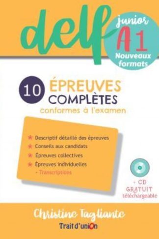Delf junior A1 Nouveaux formats
