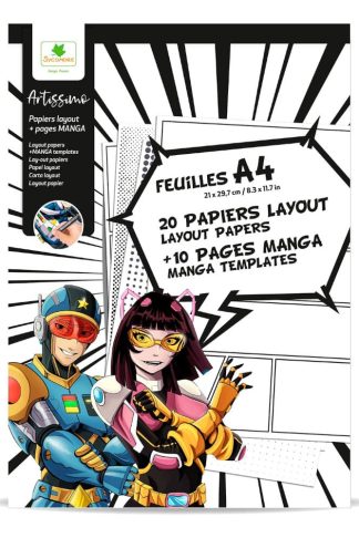 Sycomore Μπλοκ A4 Layout 30Φ + 10 Manga Templates