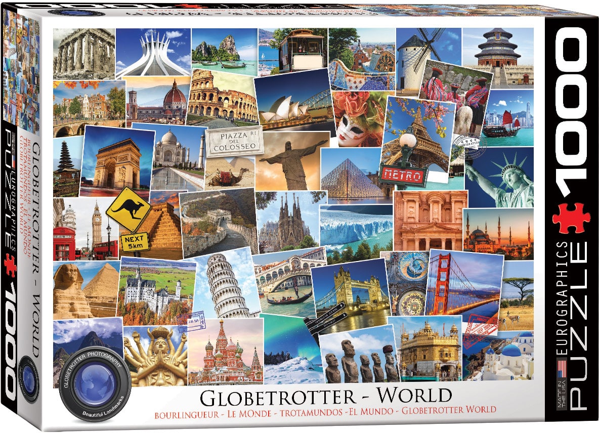 Puzzle 1000τμχ Globetrotter - World