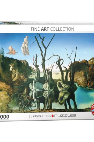 Puzzle 1000τμχ Swans Reflecting Elephants by Salvador Dali