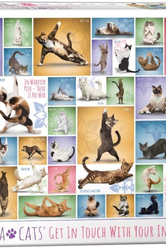 Puzzle 1000τμχ Yoga Cats