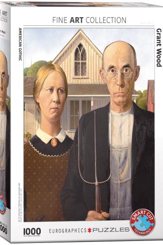 Puzzle 1000τμχ American Gothic by Grant Wood