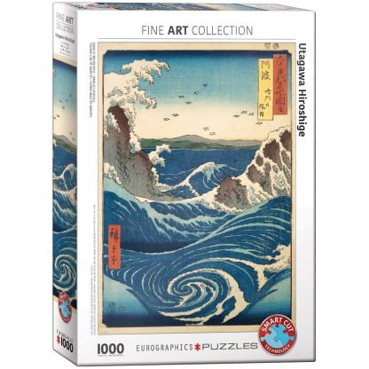 Puzzle 1000τμχ Naruto Whirlpool by Hiroshige Utagawa