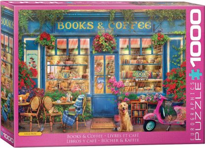 Puzzle 1000τμχ Books & Coffee