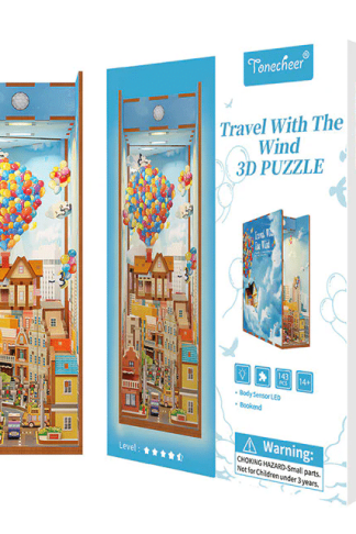 Βιβλιοστάτης Book Nook – Travel with the Wind