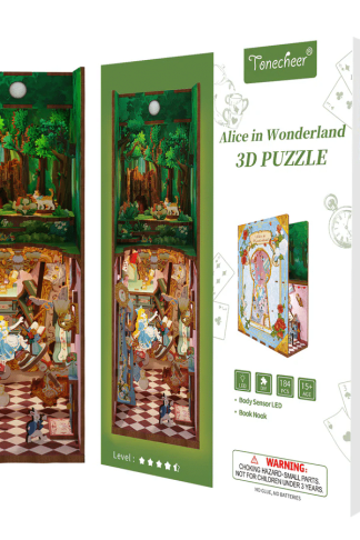 Βιβλιοστάτης Book Nook – Alice in Wonderland