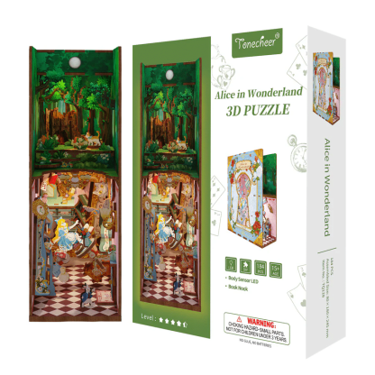 Βιβλιοστάτης Book Nook – Alice in Wonderland