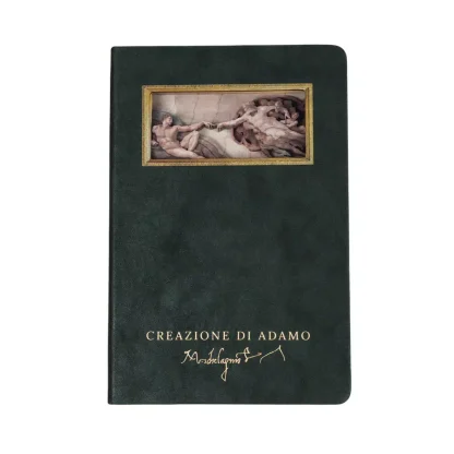 3D Notebook Creation of Adam Michelangelo