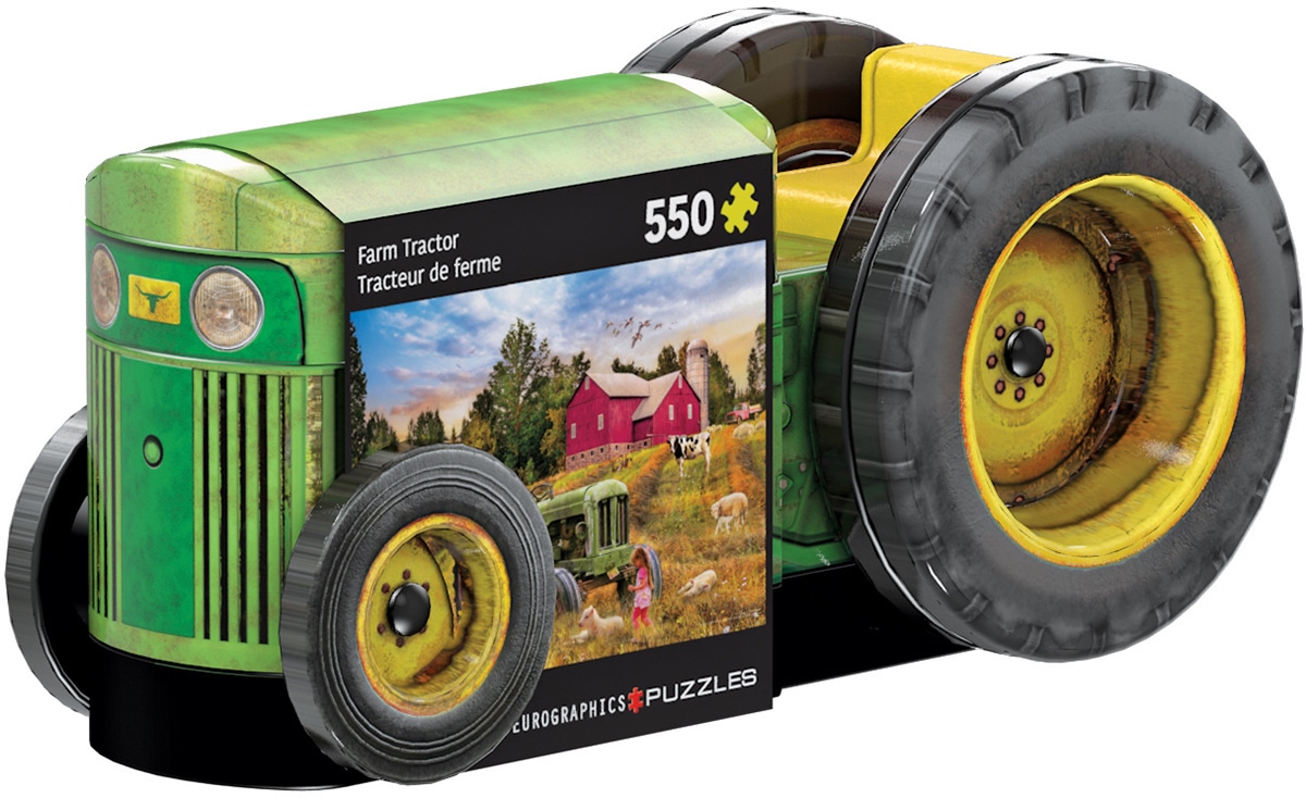 Puzzle 550τμχ Farm Tractor Μεταλλική Συσκευασία