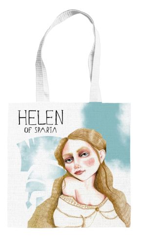 Τσάντα Υφασμάτινη Σουέτ Helen of Sparta