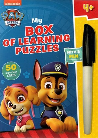 Paw Patrol - My Box of Learning Puzzles with a Pen
