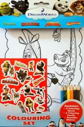 Dreamworks - colouring set