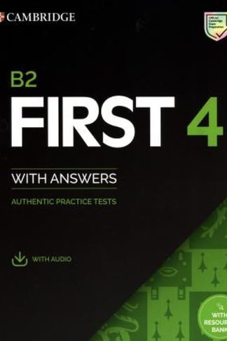 B2 First 4 Students Book with Answers with Audio with Resource Bank