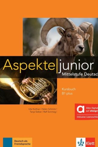Aspekte junior B1 plus Kursbuch - Hybride Ausgabe allango