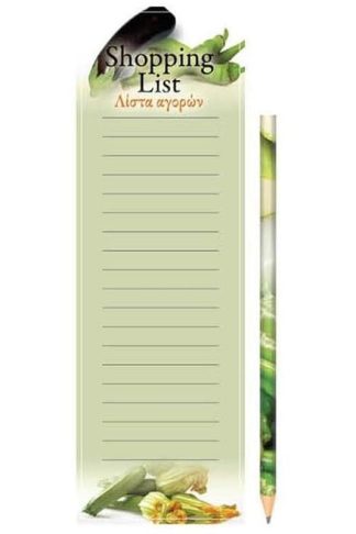 Μαγνητικό σημειωματάριο με μολύβι