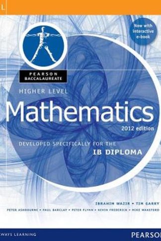 Pearson Baccalaureate Higher Level Mathematics second edition print and ebook bundle for the IB Diploma