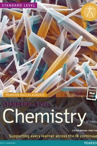 Pearson Baccalaureate Chemistry Standard Level 2nd edition print and ebook bundle for the IB Diploma