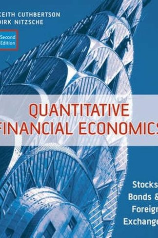 Quantitative Financial Economics