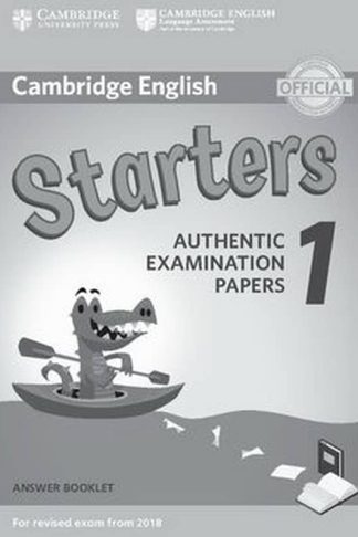 Cambridge English Starters 1 for Revised Exam from 2018 Answer Booklet (Pre-A1)