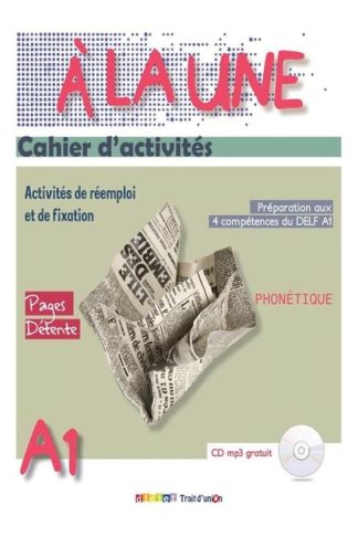 A La Une Cahier dactivites A1