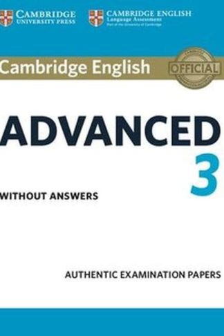Cambridge English Advanced 3 Students Book without Answers (C1)