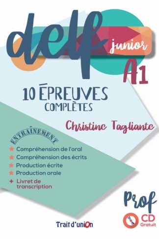 Delf Junior A1 10 Épreuves Complètes Professeur