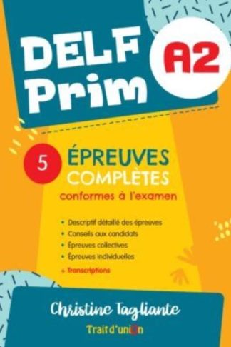 Delf Prim A2 (5 Epreuves Completes) - Livre de l eleve