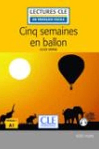 Cinq semaines en ballon - Livre + audio online